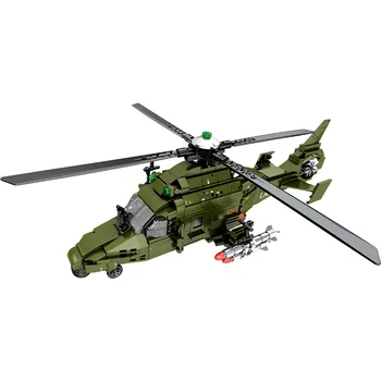 Южна Корея Модерна Военна Модел на превозното средство Блок LAH Легковооруженные Хеликоптери на Втората Световна война Армейските Фигурки ВВС Тухлени Самолети Играчка