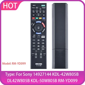 Дистанционно управление RM-YD099, съвместим с телевизор Sony 14927144 KDL-42W805B KDL42W805B KDL-50W805B ** Аксесоари за контролер