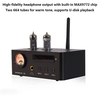 Аудиофильский Клиенти Усилвател на Мощност Bluetooth 5,0 80 W * 2 Высокомощный Усилвател на Hi-Fi NE5532 + чип MA12070 Инфрачервено Дистанционно Управление