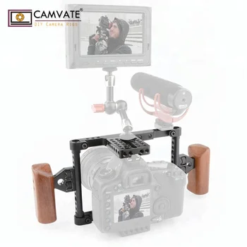 Стабилизатор за огледално-рефлексен фотоапарат с дървена дръжка Camvate