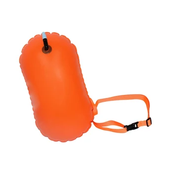 Чанта за теглене на плавателен шамандура от PVC, надуваеми чанта за съхранение на дрейф, река