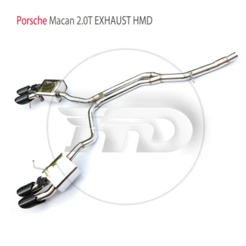 Изпълнението на изпускателната система HMD от неръждаема стомана Catback е подходящ за автомобилни ауспуси Porsche Macan За 2.0 T