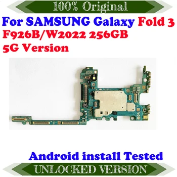 Оригинална Логическа Основна такса 256G За Samsung Galaxy Fold 3 F926B W2022 дънна Платка SM-F926B 5G С пълна разблокировкой чипове