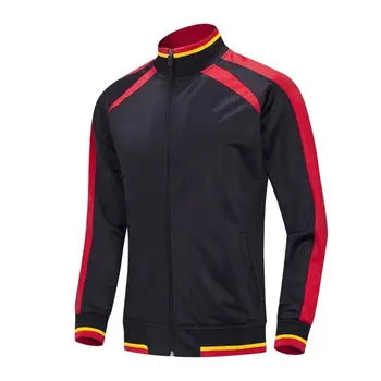 Спортно палто, пролетно-есенна ветровка, топ за фитнес с висока яка, свободно, намаляване и риза в контрастен цвят