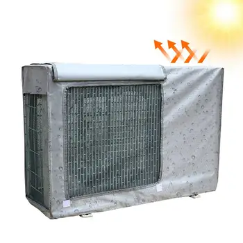 На кутията на климатика За Капак на външното тяло на климатик за външно прозорци Трайни Водоустойчиви Защитни аксесоари за външна климатизация