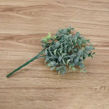 1 Букет от Изкуствени эвкалиптовых фалшиви листа на Растението Сватба парти Декорация на дома