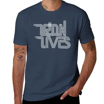 Тениска Tron Lives, черни тениски, летен топ, летни дрехи, риза с домашен любимец принтом за момчета, мъжки ризи с дълъг ръкав