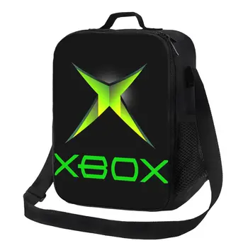 Класическа Изолирано Чанта за Обяд с Логото на Xbox за Жени, Подаръци за Геймъри, Термоохладитель, Кутия за Bento, Плажен Къмпинг, за Пътуване