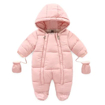 2021 Зимни памучен дрехи за момчета и момичета, Плюшено дебел топло боди памук, за бебета, деца, детски зимен костюм TZ811