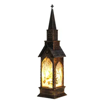 Коледна лампа, Църковен декоративна лампа на батерии, празнични украси, Коледни украси за деца