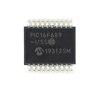 10ШТ PIC16F689-I/SS PIC16F689-I PIC16F689 SSOP20 Нова оригинална на чип за ic В наличност