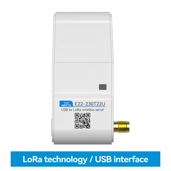 SX1262 Модул на Suzan 230 Mhz Интерфейс USB E22-230T22U 22dBm DIP Безжичен Модул С Антената на голямо разстояние 5 км RSSI LBT