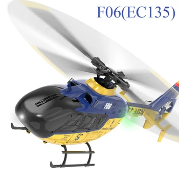 Parkten F06 (EC135 1/36) 2,4 G Rc Helicopter 6CH 6G Без Элеронов Бесщеточный Мотор Arobatic Drone За Играчки за възрастни
