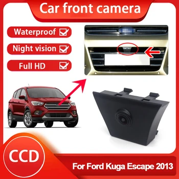 Автомобилна Камера на Предния Преглед За Ford Kuga Escape 2013 Full HD AHD CCD Fisheye Водоустойчив Парковочная Камера С Логото на Нощно Виждане
