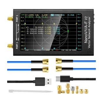 За Векторно мрежа анализатор Nanovna-F V2 50 khz-3 Ghz Антена Анализатор HF VHF UHF VNA 4.3 Инча 5000 ма Резервни Части Анализатор