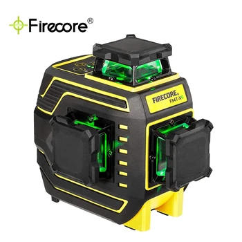 FIRECORE F94T-XG/F93T-XG 3D 360 Зелен Лазер Ниво 12 Линии на Ниво Лазер Самовыравнивающийся лазер nivel с една литиева Батерия