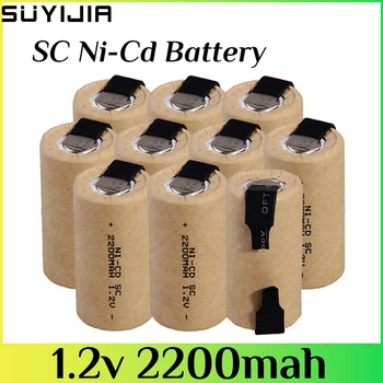 Нова батерия SC 1.2 V Ni-Cd 2200mah, Отвертки, бормашини, акумулаторни батерии, SubC със стикер 