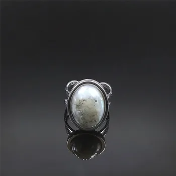 2022 Мода Неръждаема Стомана Флаш пръстен с камъни за жени/Мъже Пръстен е Сребърен цвят Бижута anillo acero неокисляемый RXS05