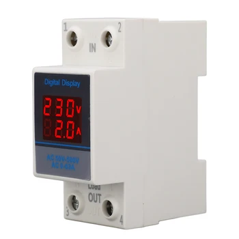 Измерване на напрежение, монитор ток, домакински led цифров тръба с ясно отчитане, лесна за инсталиране, AC50‑500V, безопасна за дома