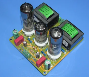 6N1 Push 6N6 Клиенти двутактов Малък аудиоусилитель с Мощност От 1.5 W * 2 Стерео изход 4Ω 8Ω, е на разположение миниатюрен усилвател