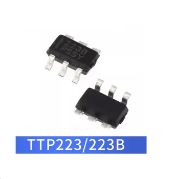 50 бр./лот Нов и оригинален чип TTP223-BA6 223B SOT23-6 с чип за откриване само с едно докосване