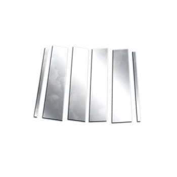 За Chevrolet Suburban/GMC Yukon XL 2015-2020 Автомобилни шкафове, Дръжки на алуминиева Дограма, облицовка, Етикети за Стайлинг, Сребрист Хром